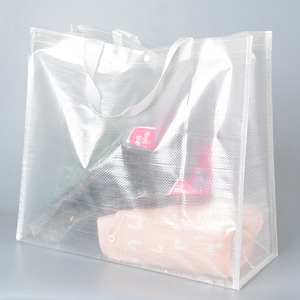 투명 타포린백 대형 장바구니 가방 인쇄가능